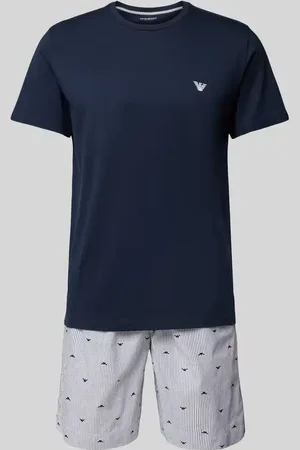 Emporio Armani Pyjama aus reiner Baumwolle in , Größe L