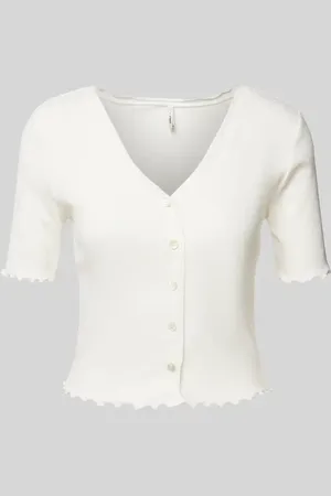 ONLY Slim Fit T-Shirts aus Baumwoll-Mix Modell 