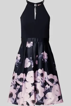 V.M. Cocktailkleid mit floralem Muster in , Größe 34