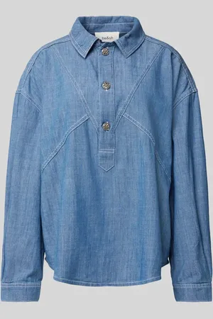 Bash Jeansbluse aus reiner Baumwolle Modell 