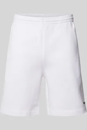 Lacoste Regular Fit Sweatshorts mit Label-Badge in , Größe L