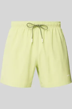 HUGO BOSS Relaxed Fit Badeshorts mit Label-Print Modell 