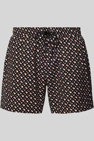 HUGO BOSS Regular Fit Badeshorts mit Label-Applikation Modell 