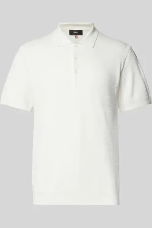 Cinque Regular Fit Poloshirt mit Strukturmuster Modell 