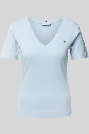 Tommy Hilfiger Slim Fit T-Shirt mit V-Ausschnitt Modell 
