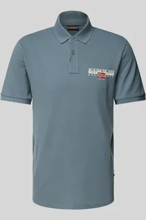 Napapijri Slim Fit Poloshirt mit Label-Print Modell 