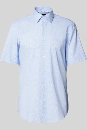 HUGO BOSS Regular Fit Business-Hemd mit 1/2-Arm Modell 
