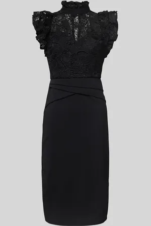 Lipsy London Cocktailkleid mit Spitzenbesatz in , Größe 32