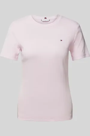 Tommy Hilfiger Slim Fit T-Shirt mit Label-Detail in , Größe L