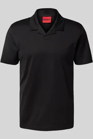 HUGO BOSS Poloshirt mit V-Ausschnitt Modell 