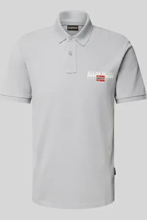 Napapijri Slim Fit Poloshirt mit Label-Print Modell 