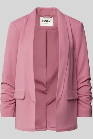 ONLY Regular Fit Blazer mit gerafften 3/4-Ärmeln Modell 