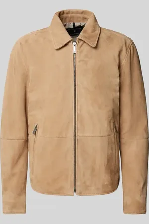 Strellson Lederblouson mit Reißverschlusstaschen Modell 