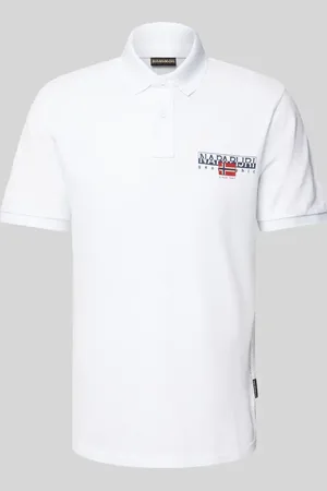 Napapijri Slim Fit Poloshirt mit Label-Print Modell 