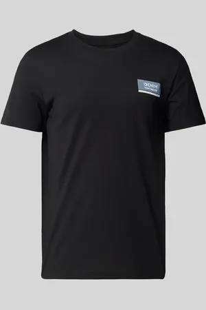 TOM TAILOR Regular Fit T-Shirt mit großem Label-Schriftzug in , Größe L