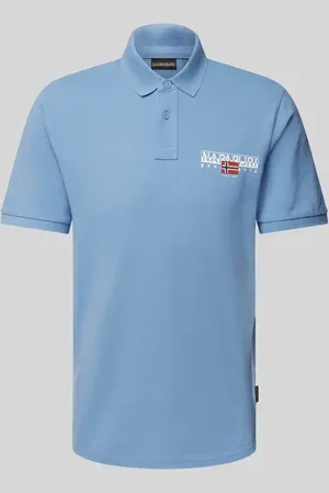 Napapijri Slim Fit Poloshirt mit Label-Print Modell 
