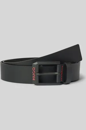 HUGO BOSS Ledergürtel mit Label-Detail Modell 