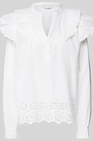 mbyM Regular Fit Bluse mit Lochstickerei Modell 