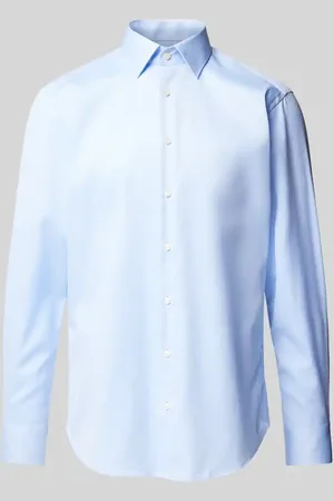 Christian Berg Regular Fit Businesshemd aus Feintwill in , Größe 43/44