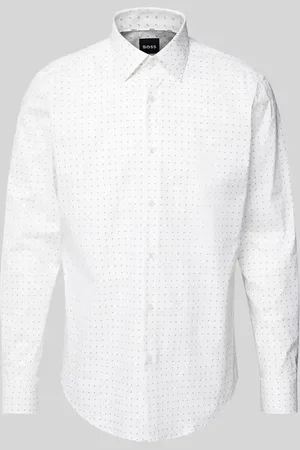 HUGO BOSS Regular Fit Business-Hemd mit Kentkragen Modell 