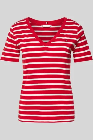 Tommy Hilfiger Slim Fit T-Shirt mit V-Ausschnitt Modell 
