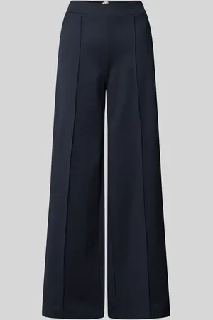 Ichi Wide Leg Stoffhose mit elastischem Bund Modell 