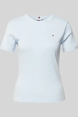 Tommy Hilfiger Slim Fit T-Shirt mit Label-Detail in , Größe L