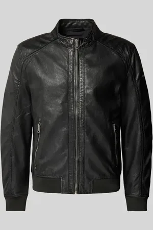 Gipsy Lederjacke mit Stehkragen Modell 
