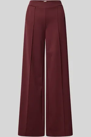 Ichi Wide Leg Stoffhose mit elastischem Bund Modell 