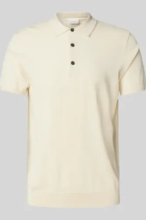 Profuomo Regular Fit Poloshirt mit elastischen Abschlüssen in , Größe L