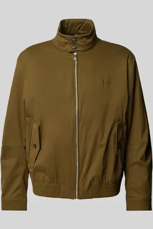 HUGO BOSS Jacke mit Stehkragen in , Größe 46