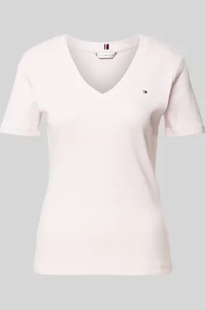 Tommy Hilfiger Slim Fit T-Shirt mit V-Ausschnitt Modell 