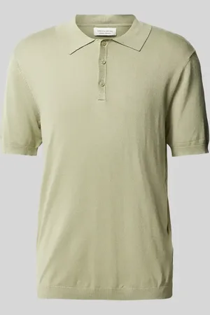 Casual Friday Slim Fit Poloshirt mit gerippten Abschlüssen Modell 