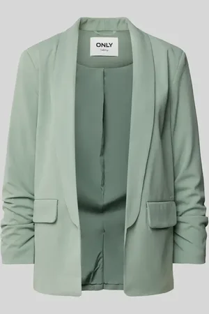 ONLY Regular Fit Blazer mit gerafften 3/4-Ärmeln Modell 