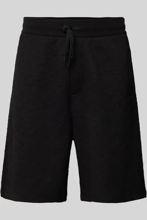Armani Exchange Regular Fit Sweatshorts mit Label-Print und Viskose-Anteil in , Größe L