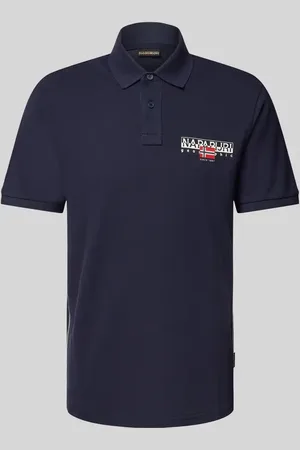 Napapijri Slim Fit Poloshirt mit Label-Print Modell 
