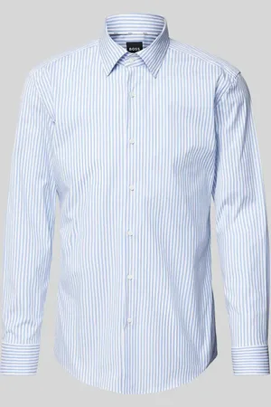 HUGO BOSS Slim Fit Business-Hemd mit Kentkragen Modell 
