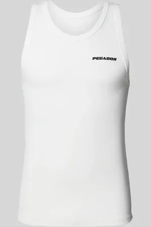 Pegador Tanktop mit Label-Stitching in , Größe L