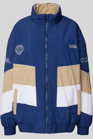 Karo Kauer Jacke mit Stehkragen in , Größe L