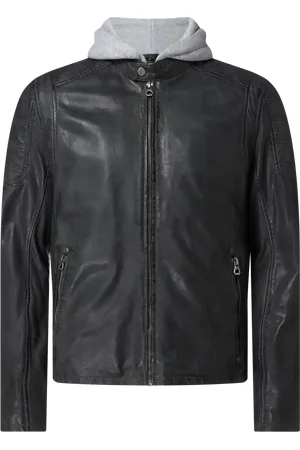 Gipsy Lederjacke mit abnehmbarer Kapuze Modell 