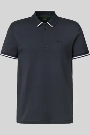 HUGO BOSS Regular Fit Poloshirt mit Label-Print Modell 