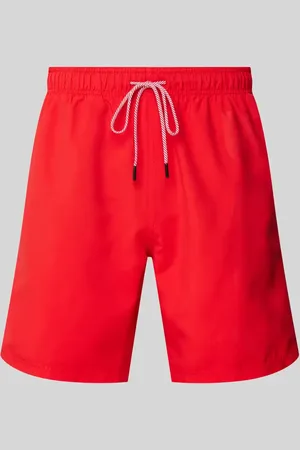 HUGO BOSS Regular Fit Badeshorts mit Label-Print Modell 