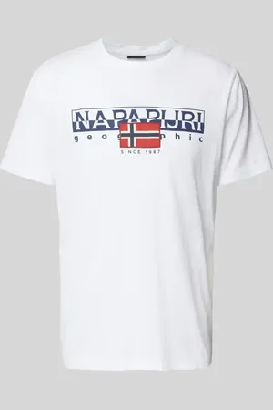Napapijri T-Shirt mit Label-Print Modell 
