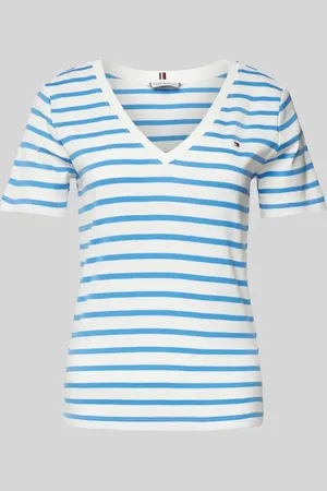 Tommy Hilfiger Slim Fit T-Shirt mit V-Ausschnitt Modell 