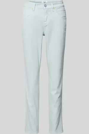 Cambio Slim Fit Jeans mit verkürztem Schnitt Modell 