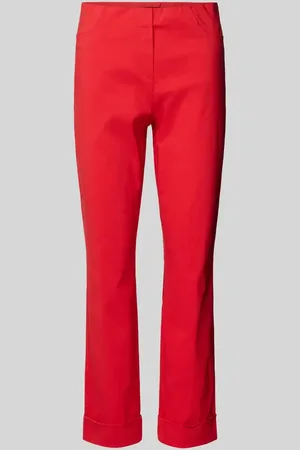 STEHMANN Regular Fit Hose mit verkürztem Schnitt Modell 