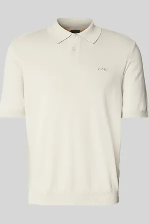 HUGO BOSS Regular Fit Poloshirt mit Label-Stitching Modell 