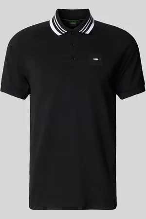 HUGO BOSS Regular Fit Poloshirt mit Label-Badge Modell 
