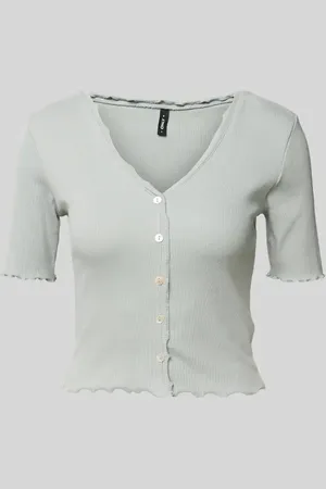 ONLY Slim Fit T-Shirts aus Baumwoll-Mix Modell 