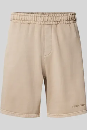 Pegador Regular Fit Sweatshorts mit Label-Detail in , Größe L